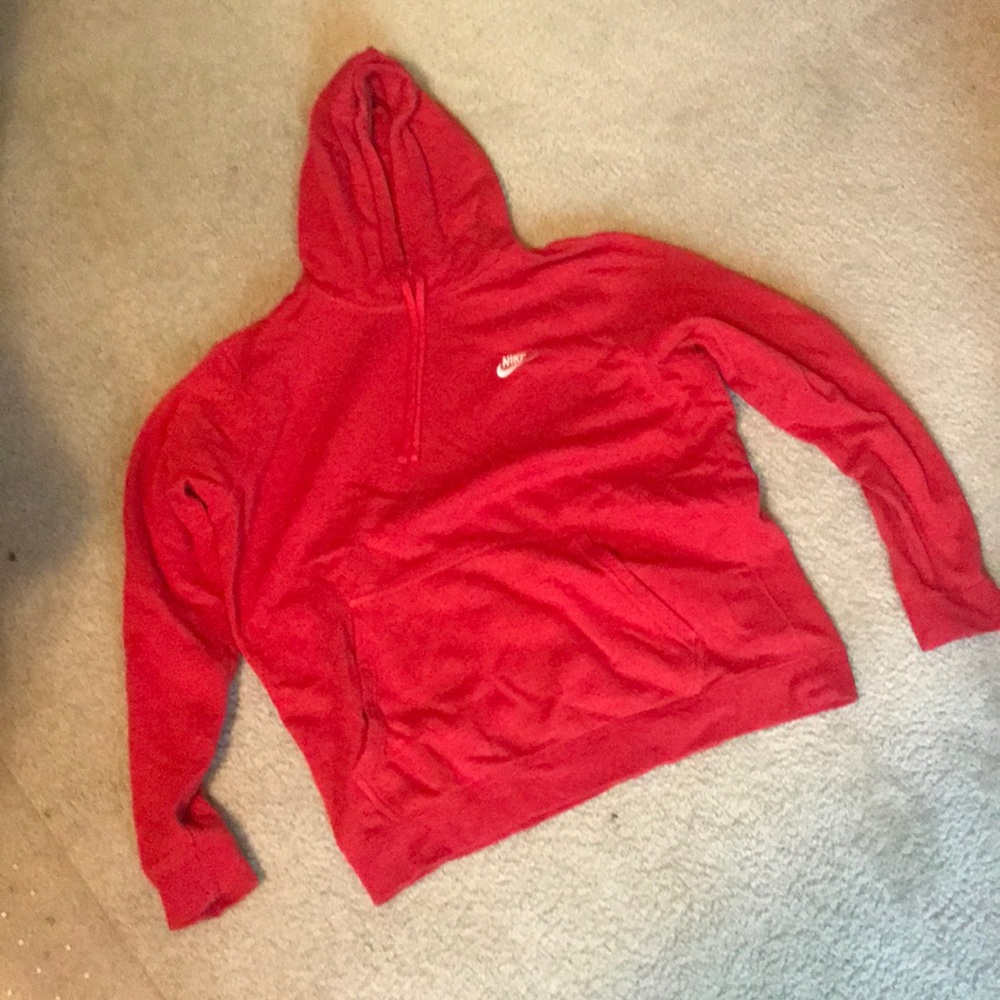 Red Nike Sweatshirt - Large